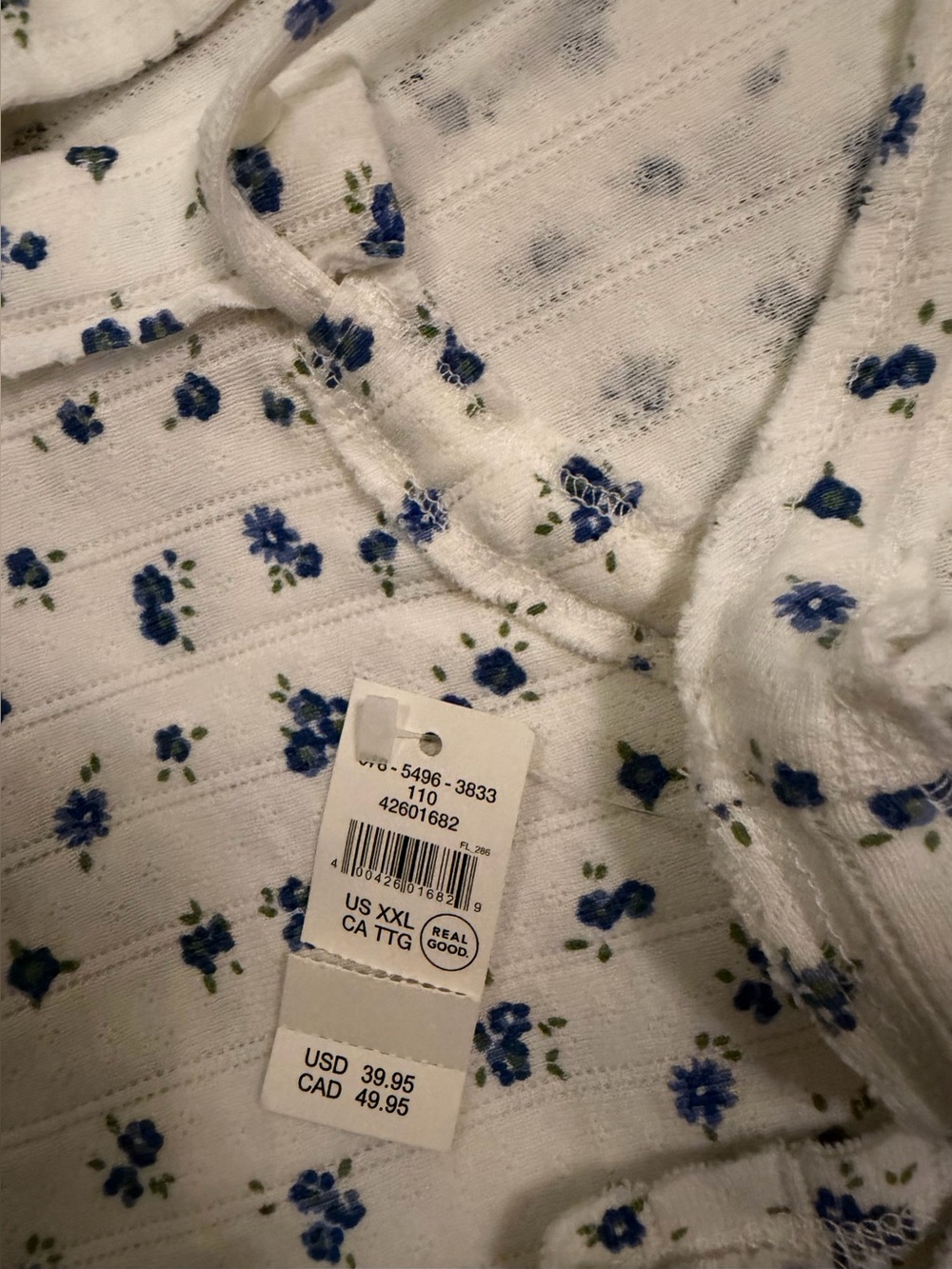 New Aerie 100% cotton short sleeve shirt size xxl. Relaxed silhouette - Picture 10 of 11
